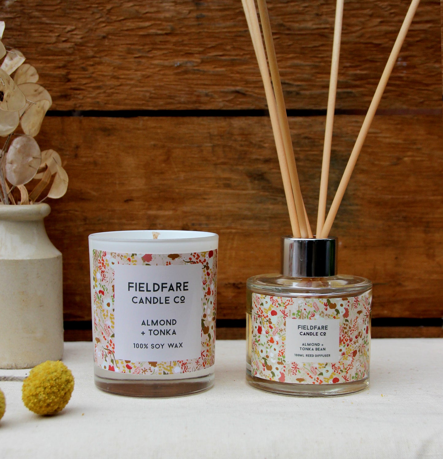 Almond + Tonka Bean Reed Diffuser