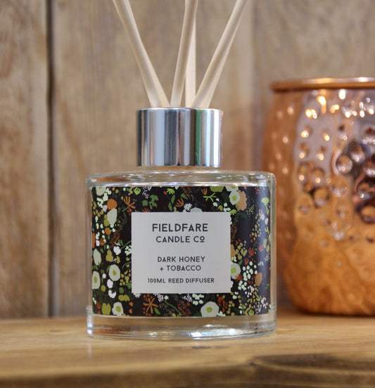 Dark Honey + Tobacco Reed Diffuser