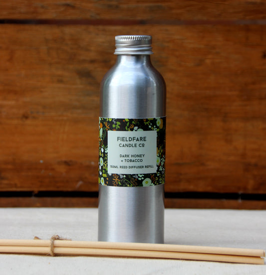 Dark Honey + Tobacco Reed Diffuser Refill