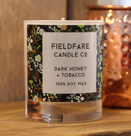 Dark Honey + Tobacco Soy Wax Candle