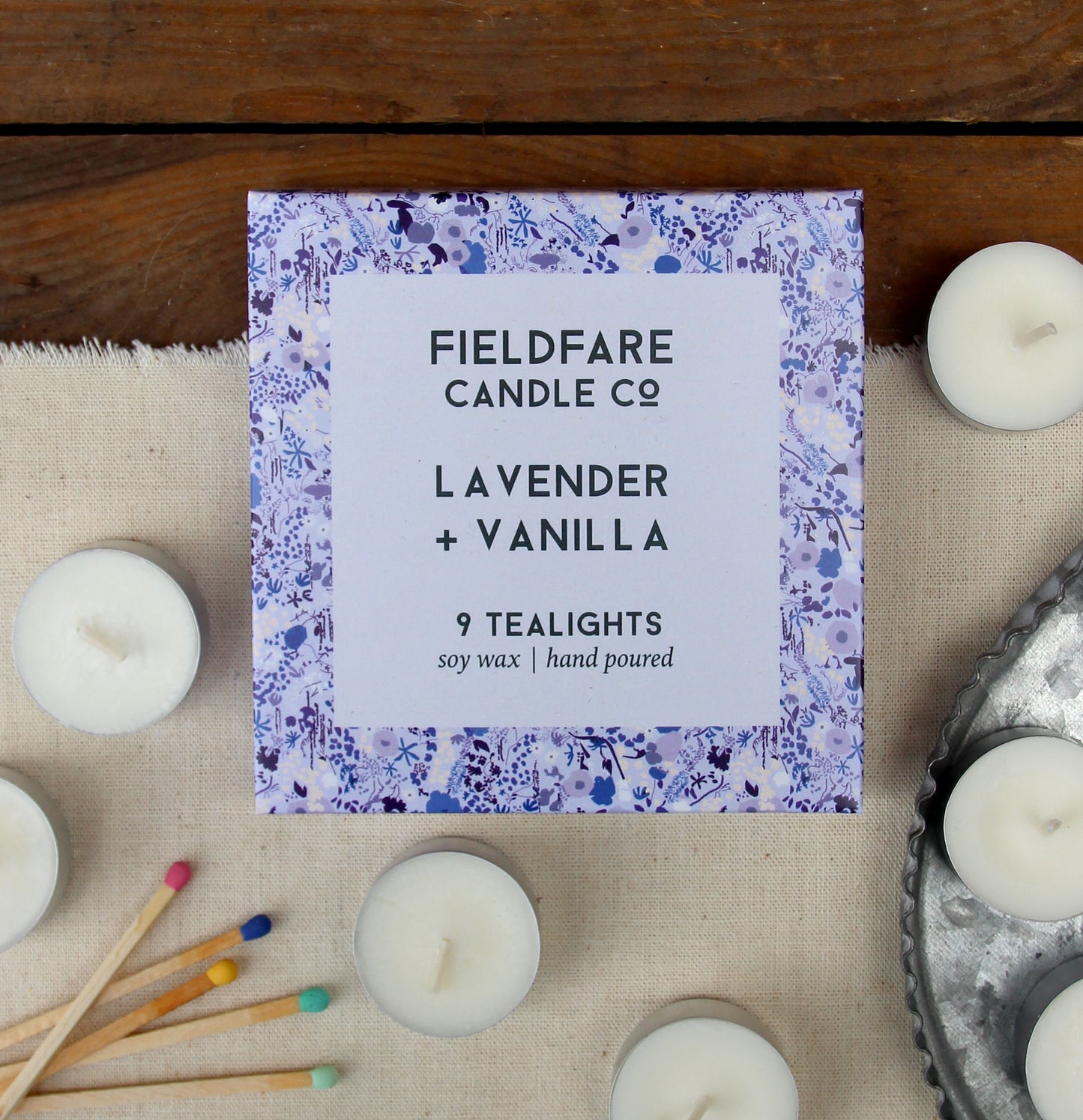 Lavender + Vanilla Tealights