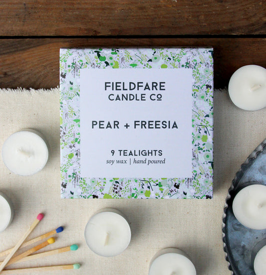 Pear + Freesia Tealights