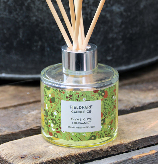 Thyme, Olive + Bergamot Reed Diffuser