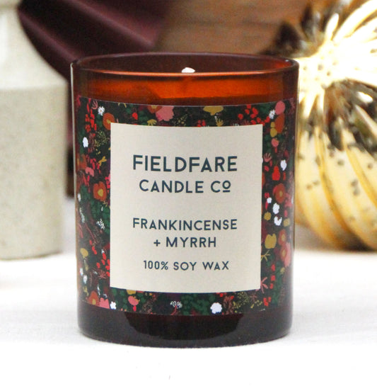 Frankincense + Myrrh Soy Wax Candle