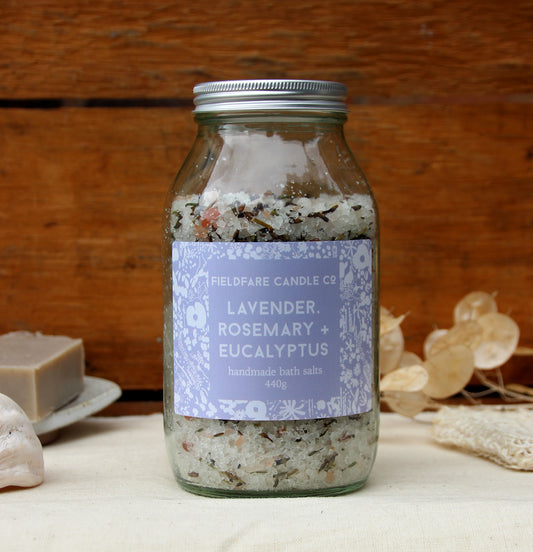 Lavender, Rosemary and Eucalyptus Bath Salts