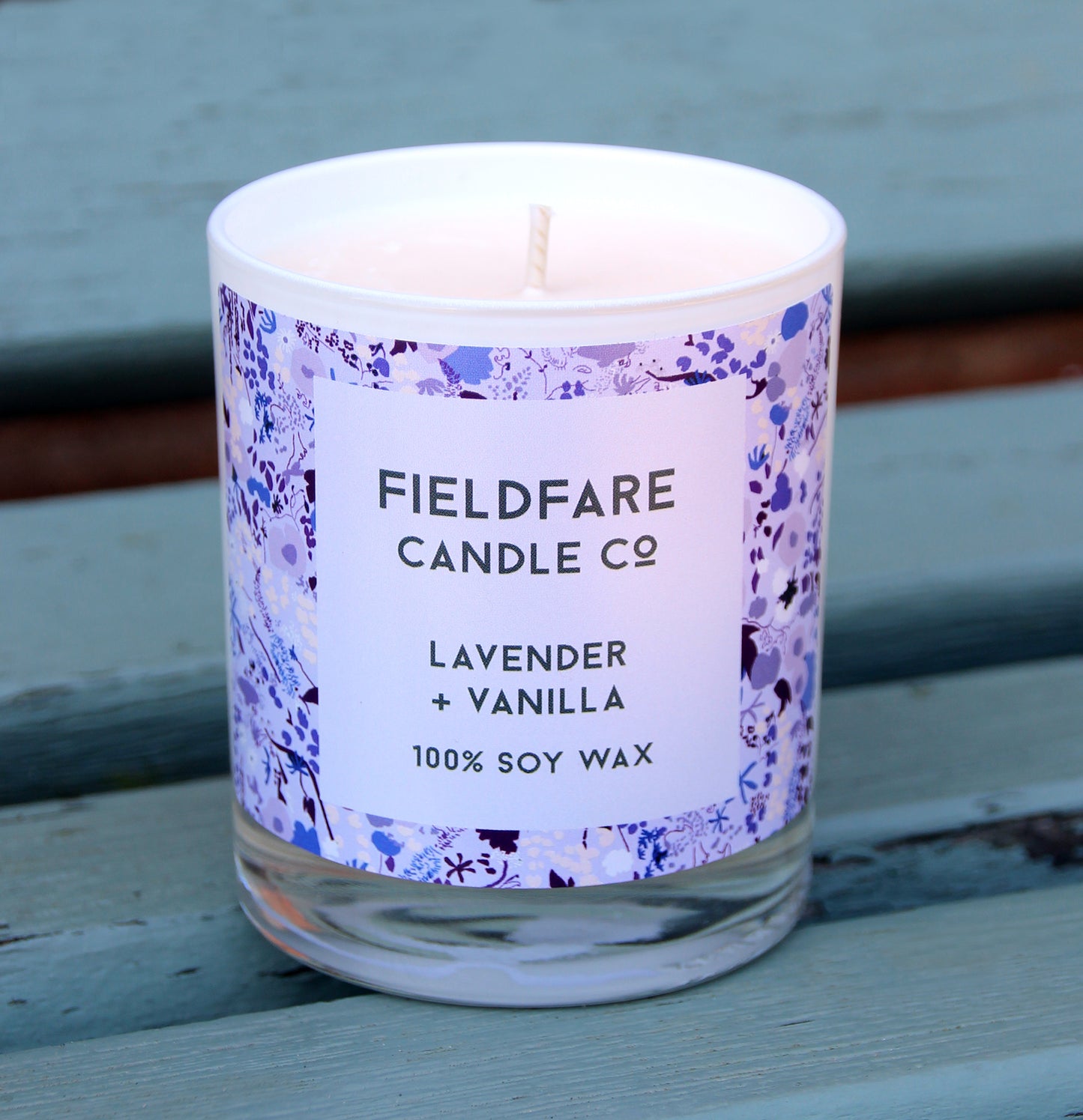 Lavender + Vanilla Soy Wax Candle