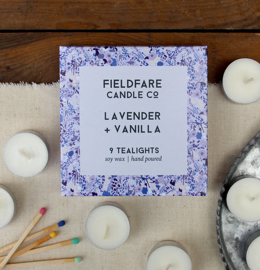 Lavender + Vanilla Tealights