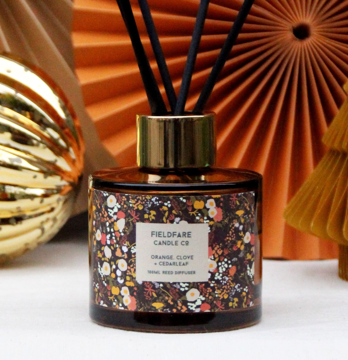 Orange, Clove + Cedarleaf Reed Diffuser