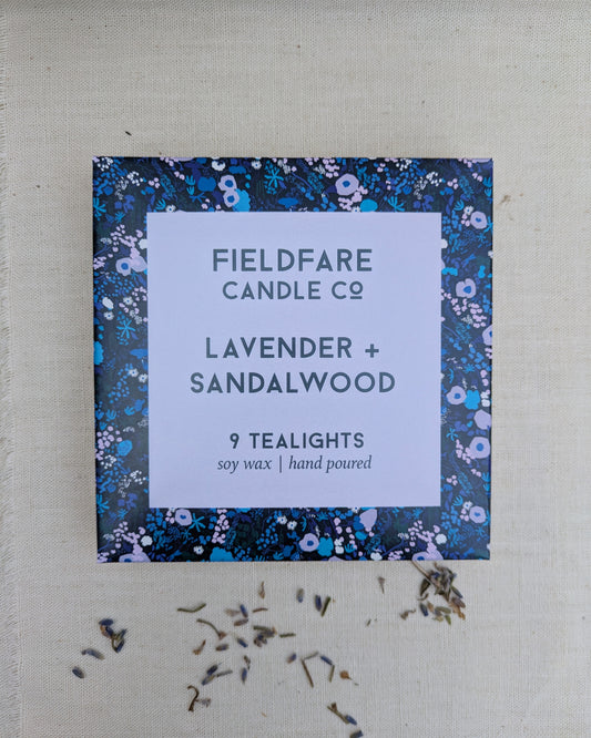 Lavender + Sandalwood Tealights