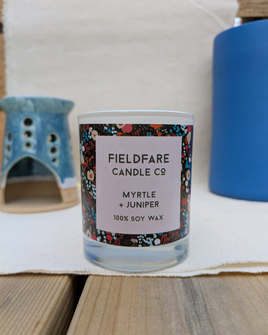 Myrtle + Juniper Soy Wax Candle