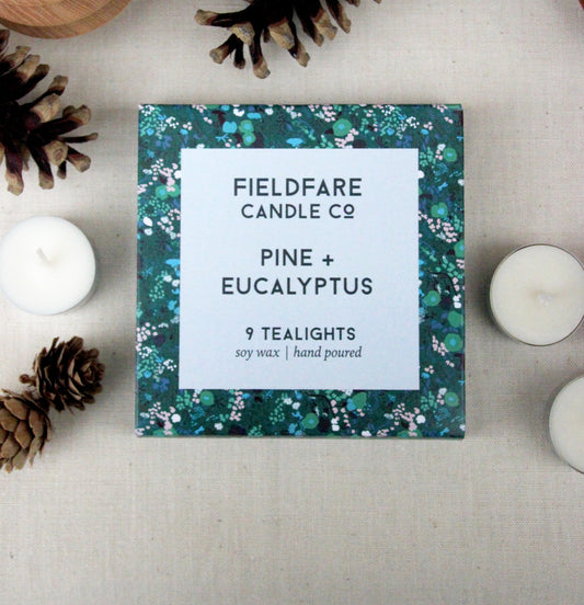 Pine + Eucalyptus Tealights