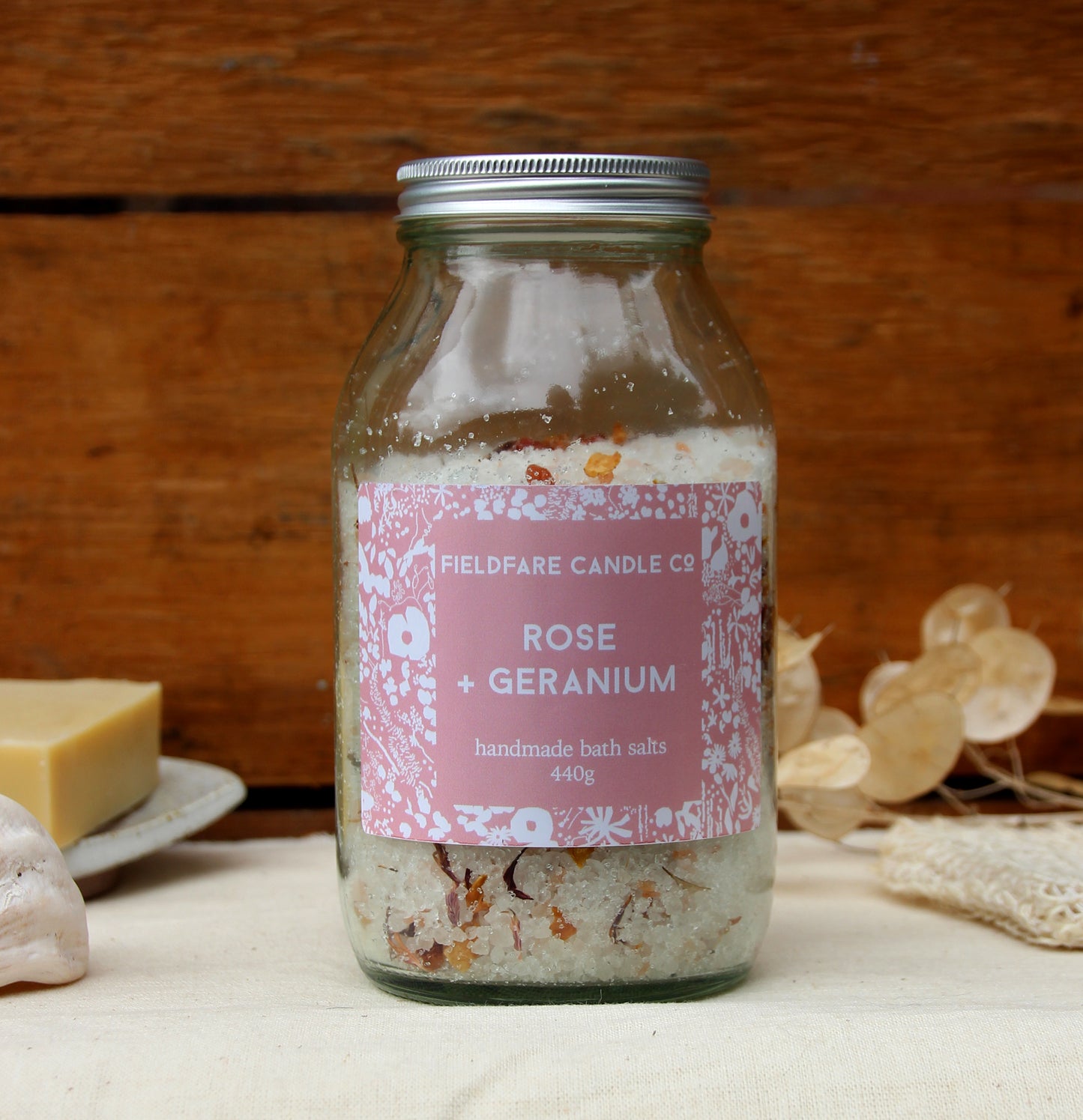 Rose and Geranium Bath Salts